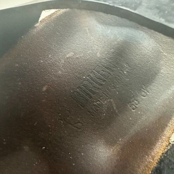 Birkenstock Gizeh Leather Thong Sandals‎ Women's 37/6 Black Patent - Picture 9 of 13